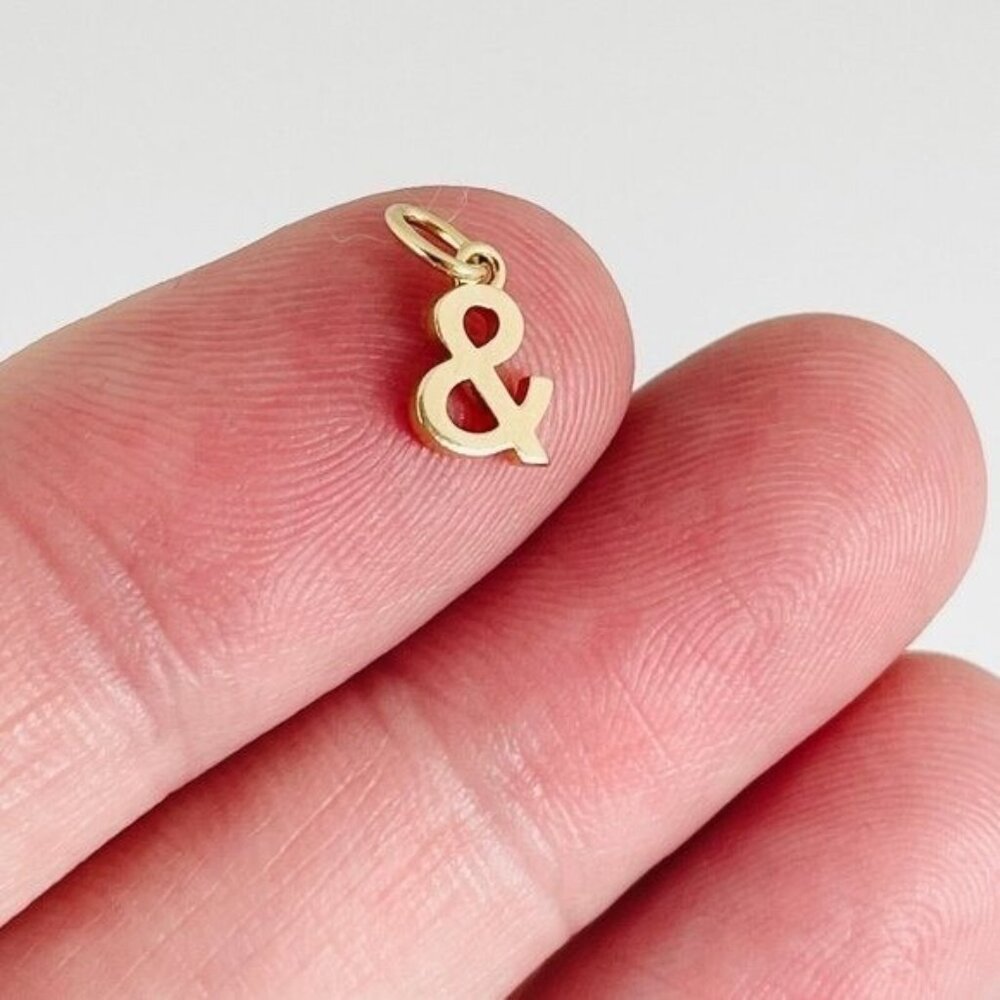 Tiffany Rose Gold Ampersand & Sign in 18K Yellow Gold - Picture 4 of 5